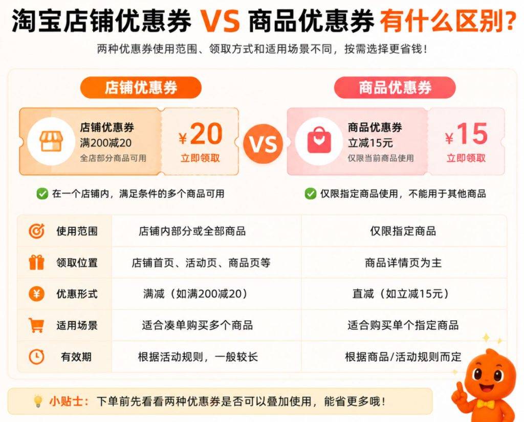 淘宝店铺优惠券怎么领取？使用方法、领取入口及失效原因详解