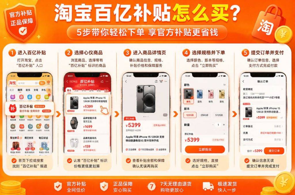淘宝百亿补贴是真的吗？入口在哪里及购买攻略，教你怎么买最划算