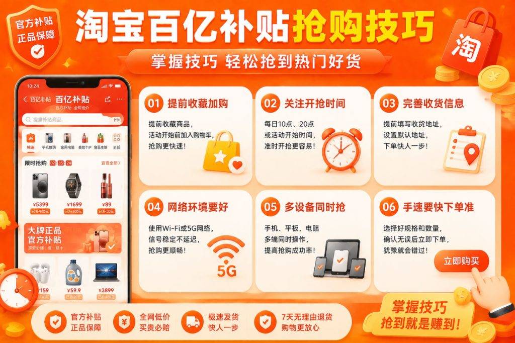 淘宝百亿补贴是真的吗？入口在哪里及购买攻略，教你怎么买最划算
