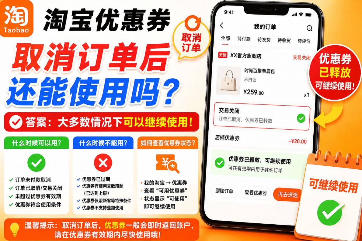 ScreenShot_2026-08-14_205652_015.jpg 淘宝优惠券使用后还能取消吗?自动选中怎么关闭,提交订单后怎么办